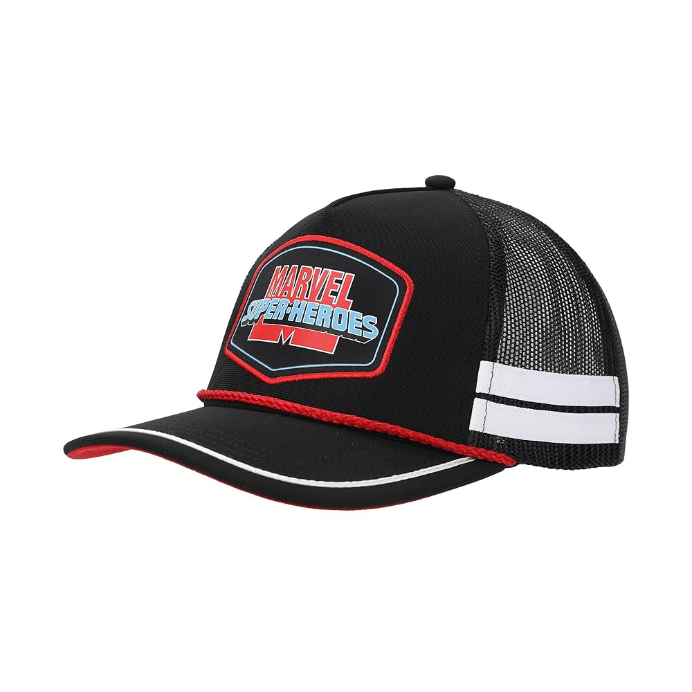 Marvel Super-Heroes Adult Black Trucker Hat at Amazon Men's